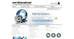 Desktop Screenshot of perdhanahost.net