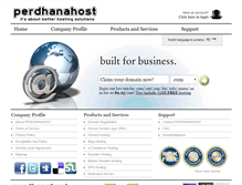 Tablet Screenshot of perdhanahost.net